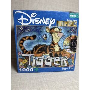 Disney Photomosaics 1000 Piece Puzzle "Tigger Too" By Buffalo Games Sealed